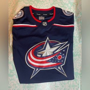 Mens Fanatics Columbus blue jackets Sergei Bobrovsky jersey sz large